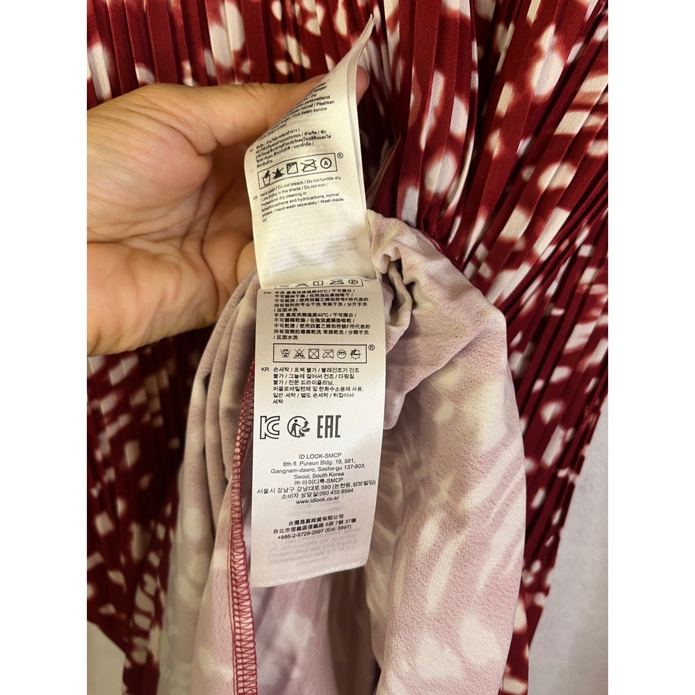 Maje Rocker Shift Dress Red White Sz 1 / US Sz S - Picture 10 of 11
